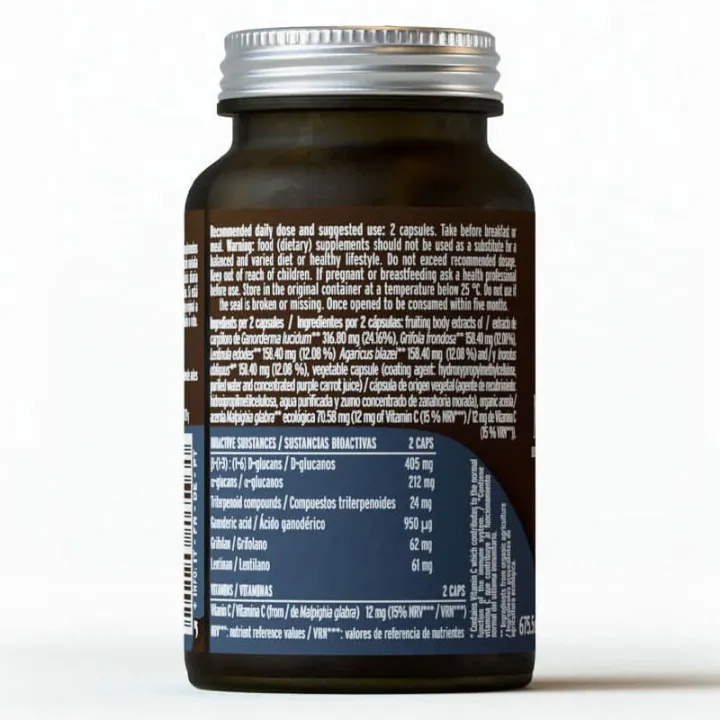 Hifas da Terra Mico-Five Synergie 5 Champignons Bio 70 Gélules