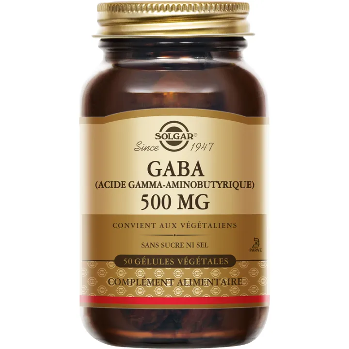 Solgar GABA 500 mg 50 gélules végétales