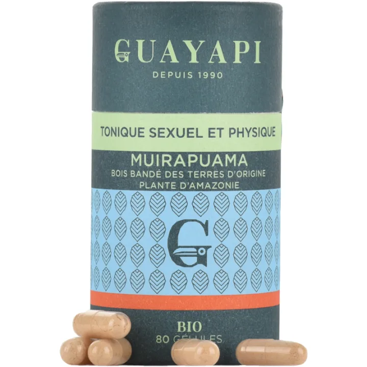 Guayapi Muirapuama Bois Bandé Bio - 80 gélules