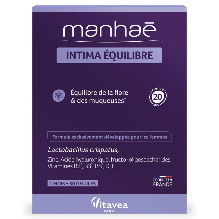 Vitavea Manhaé Intima Équilibre Flore Intime 30 gélules