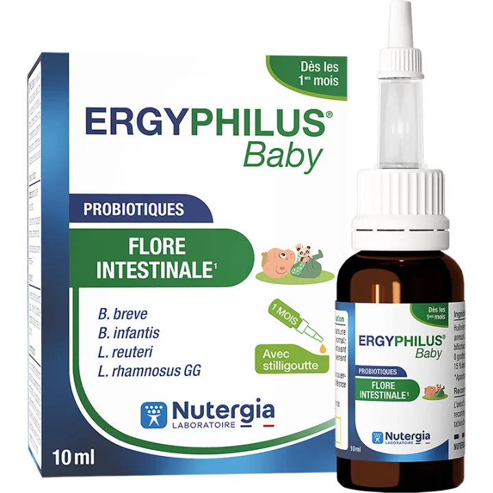 Nutergia Ergyphilus Baby – Probiotiques pour bébé – 10 ml