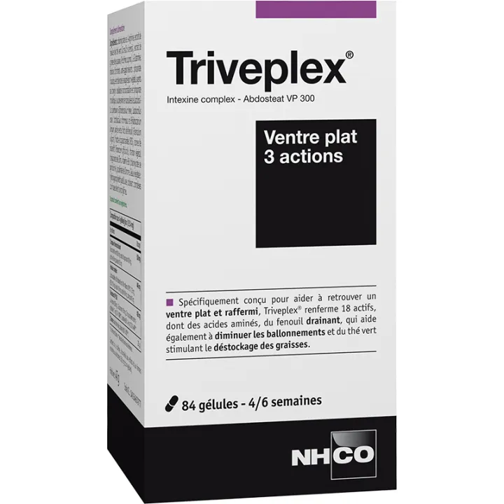 NHCO Triveplex Ventre Plat 3 Actions 84 gélules