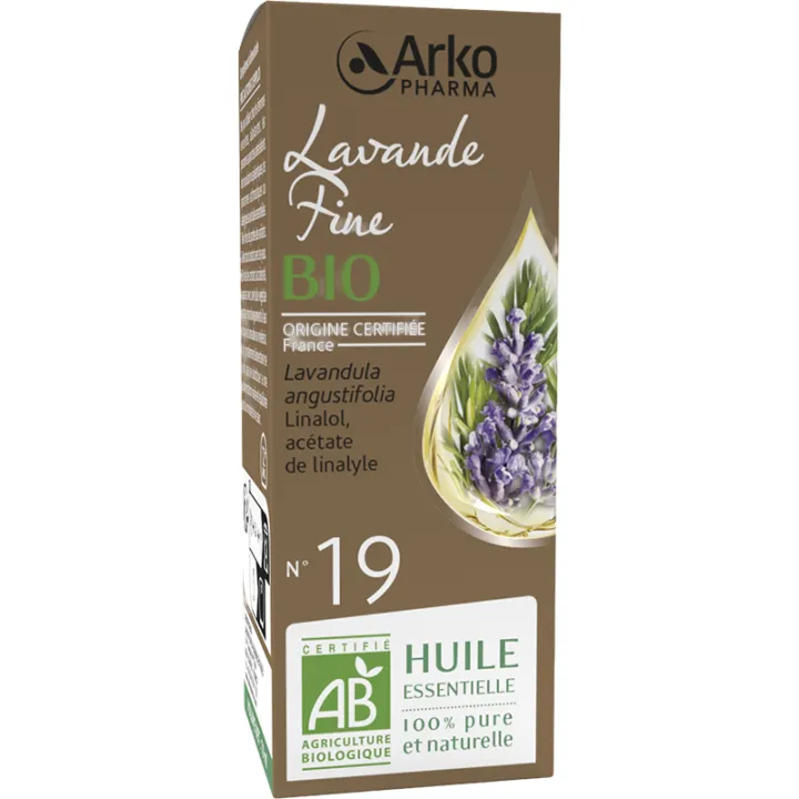 Arkopharma Huile Essentielle Lavande Fine Bio N°19 10 ml