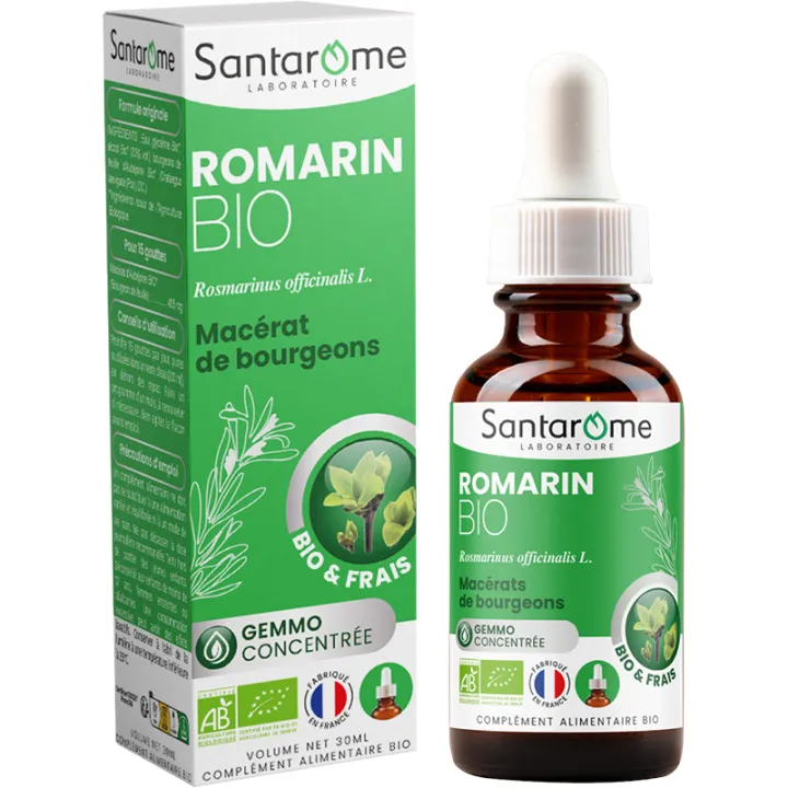 Santarome Macérat de Bourgeons de Romarin Bio – 30 ml