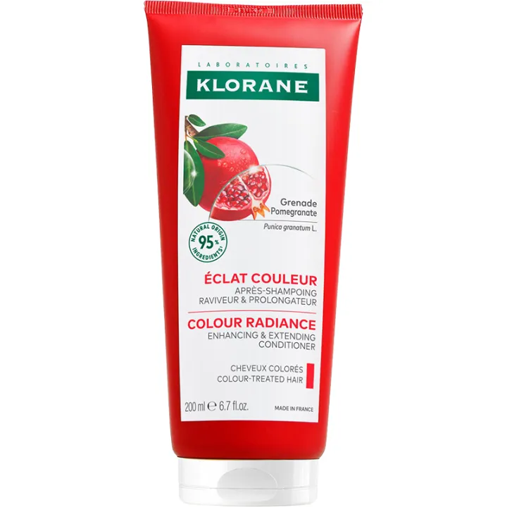 Klorane Éclat Couleur Après-Shampoing à la Grenade 200 ml
