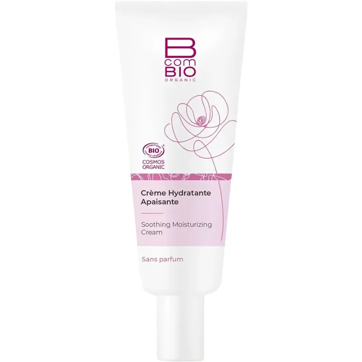 BcomBIO Crème Hydratante Apaisante Peaux Sensibles 50 ml