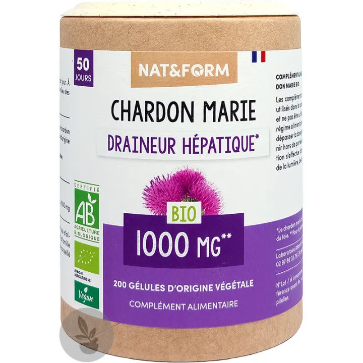 Chardon-Marie Bio 200 gélules Nat & Form