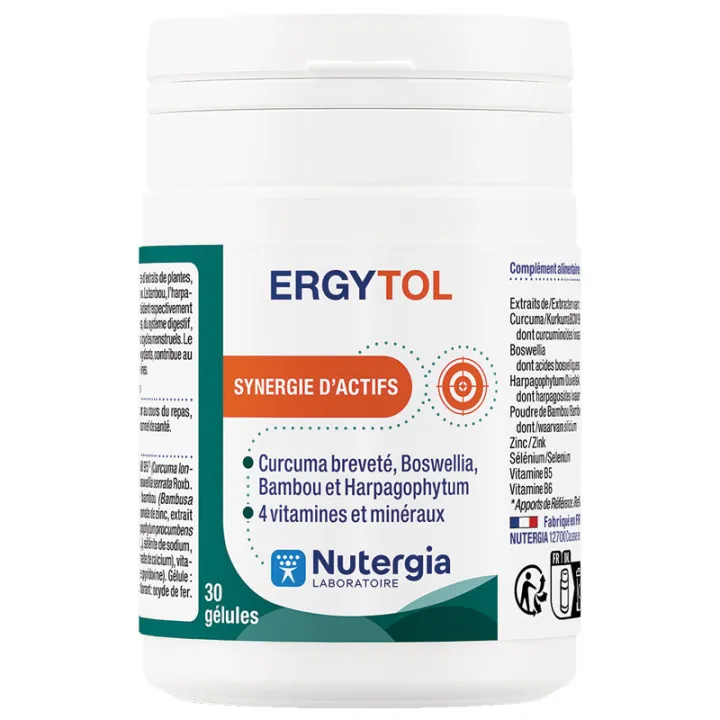 Ergytol Nutergia Synergie d'Actifs 30 gélules