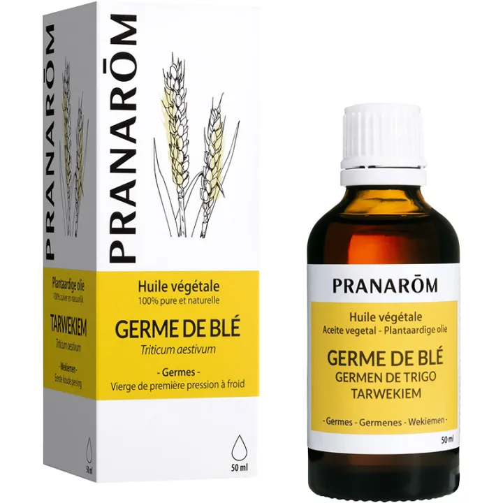 Pranarôm Huile Végétale Germe de Blé Vierge 50 ml