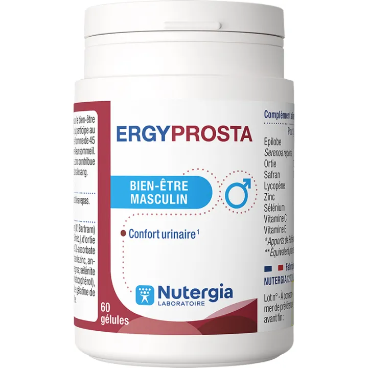 Nutergia Ergyprosta – Confort urinaire masculin – 60 gélules