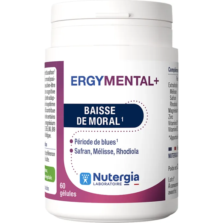 Nutergia Ergymental+ – Équilibre émotionnel – 60 gélules