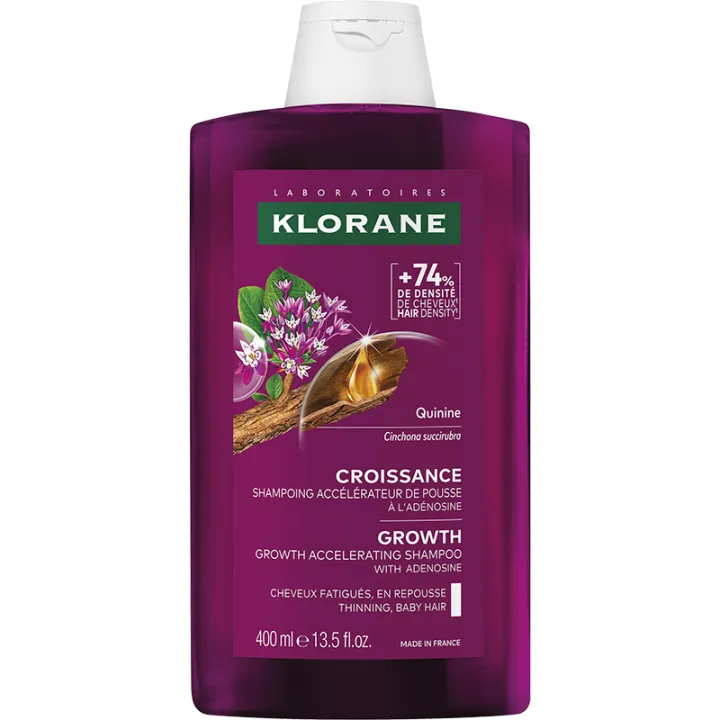 Klorane Croissance Shampooing Accélérateur de Pousse 400 ml
