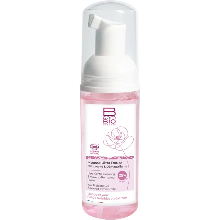 BcomBIO Mousse Nettoyante Démaquillante Ultra-Douce 170 ml