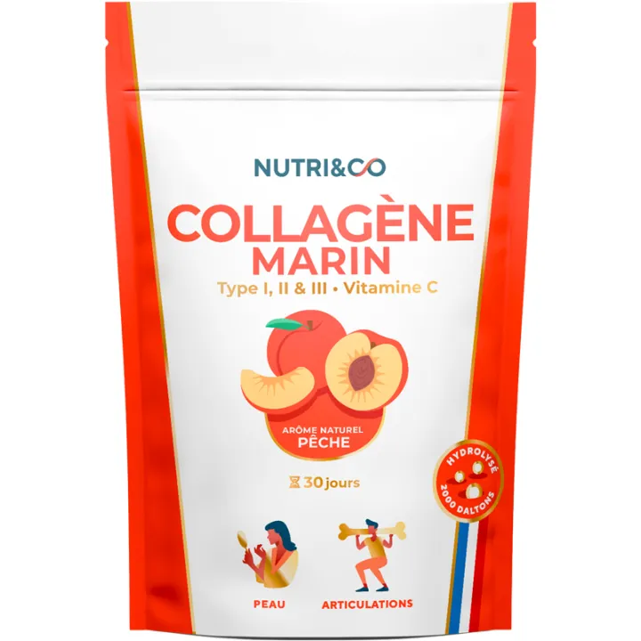 Nutri&Co Le Collagène Marin Pêche 180 g