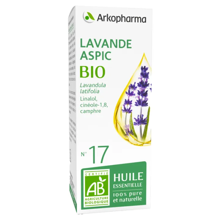Olfae Lavande Aspic Huile Essentielle BIO n°17 Arkopharma 10ml