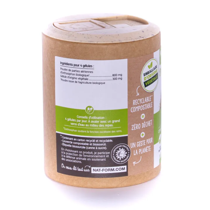 Nat & Form Orthosiphon Bio 200 Gélules Végétales Eco 