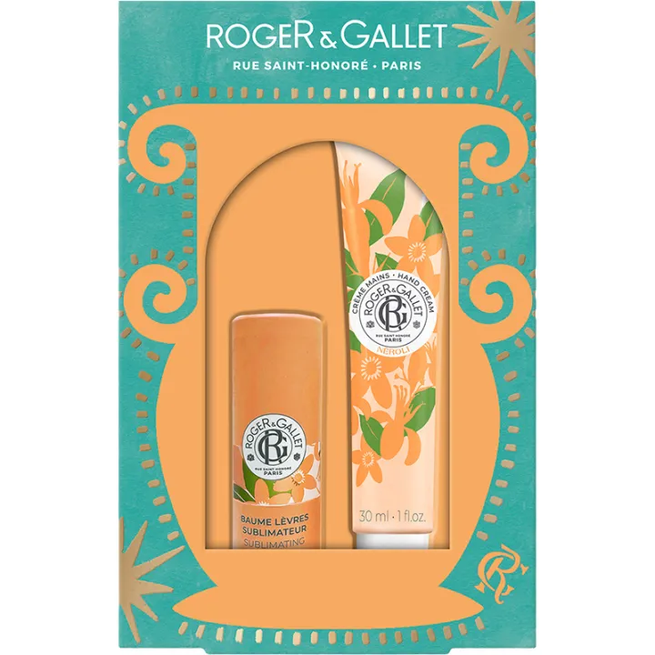 Roger&Gallet Coffret Baume Lèvres & Crème Mains Néroli