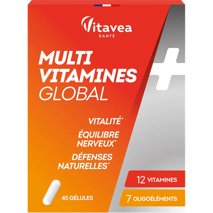 Vitavea Multivitamines Global Vitalité & Immunité 45 gélules