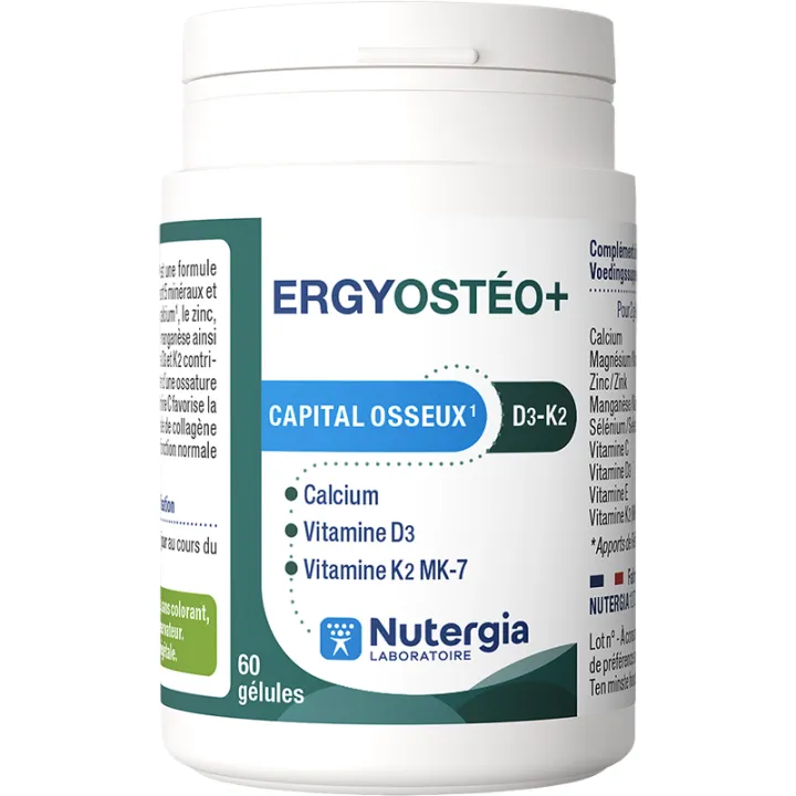Nutergia Ergyostéo+ – Capital osseux – 60 gélules