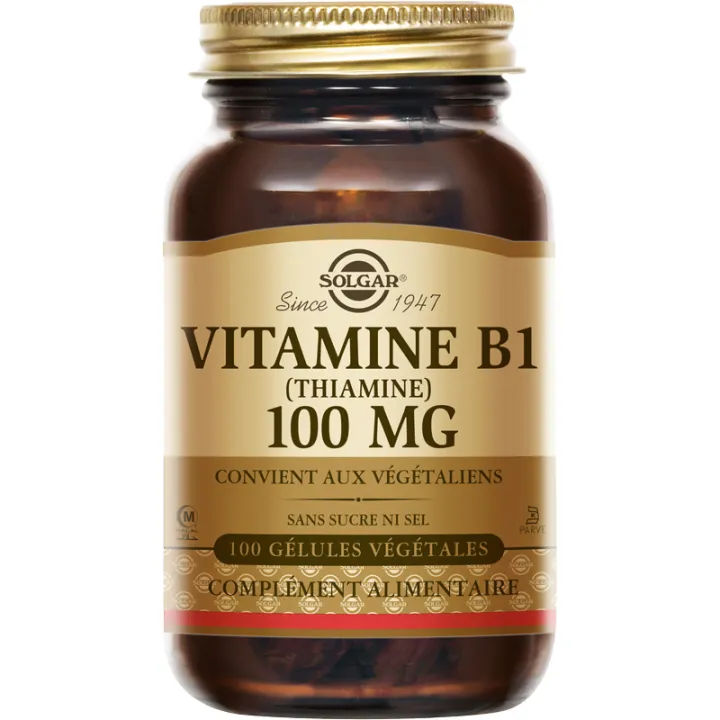 Solgar Vitamine B1 100 mg 100 gélules