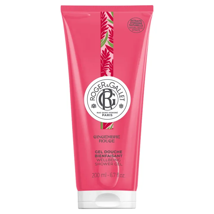 Roger & Gallet Gel Douche Bienfaisant Gingembre rouge 200 ml