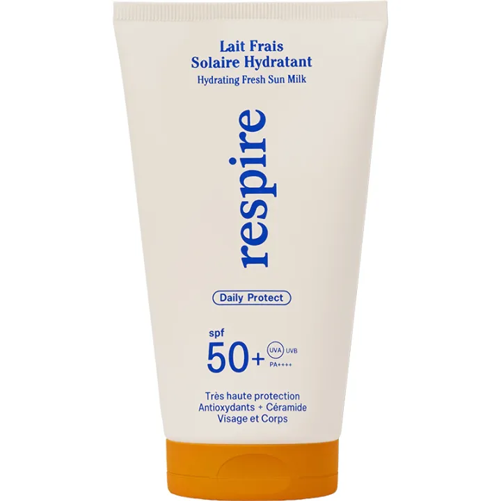 Respire Lait Frais Solaire Hydratant SPF50+ 150 ml