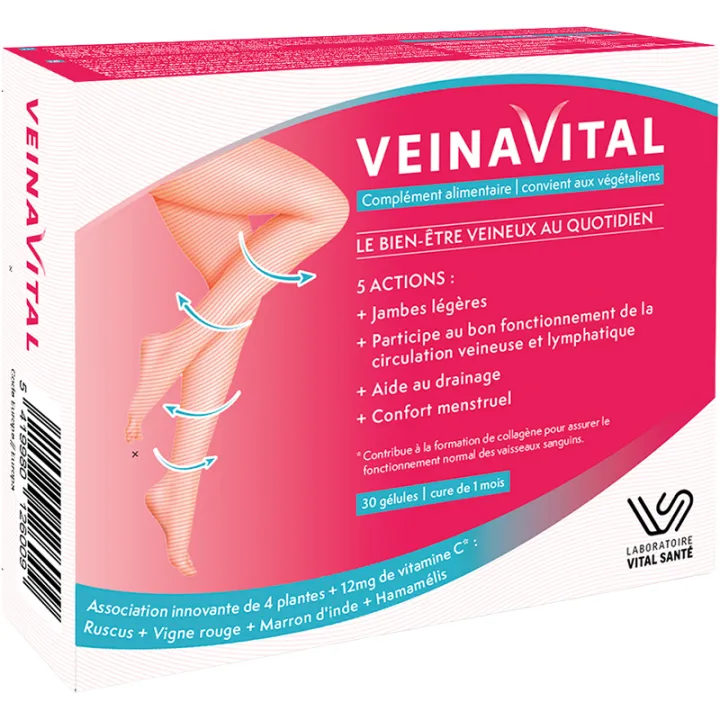 Veinavital 30 gélules Vital Santé