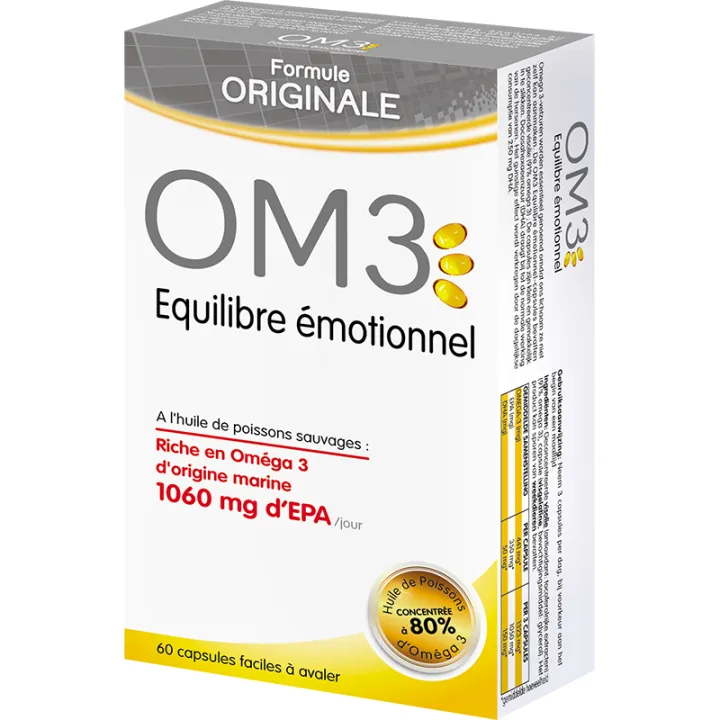 OM3 Équilibre Émotionnel 60 capsules Super Diet