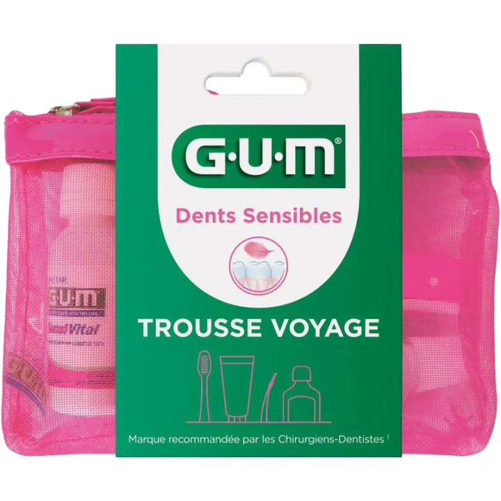 Sunstar GUM Trousse de Voyage Dents Sensibles
