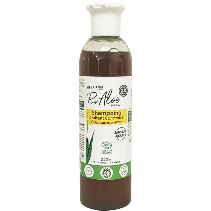 Pur Aloé Shampooing Traitant Concentré Bio 250 ml