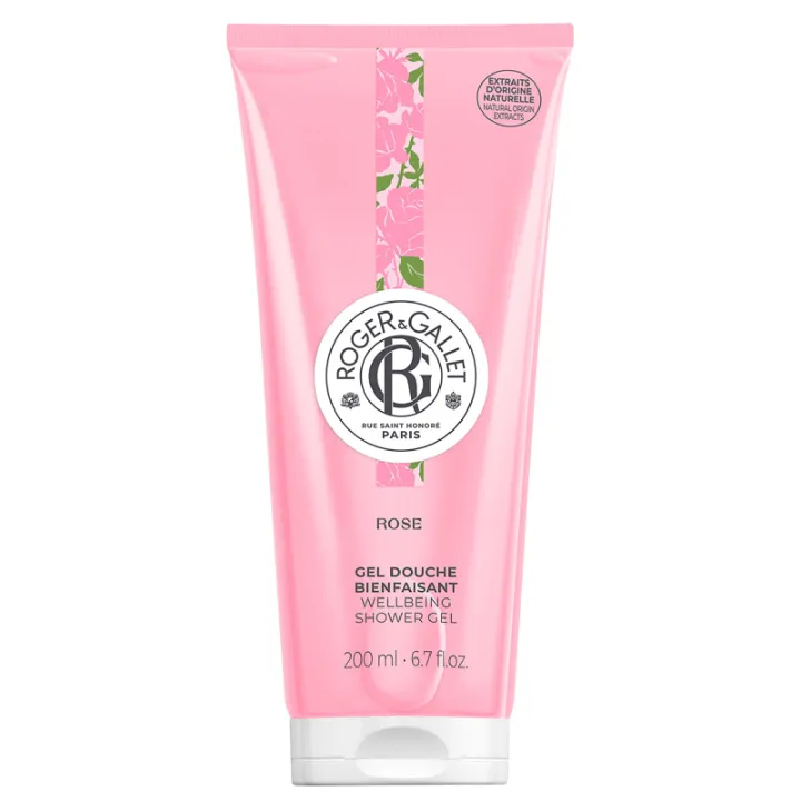 Roger &  Gallet Gel douche bienfaisant Rose 200ml