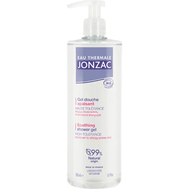 Eau Thermale Jonzac REactive Gel Douche Haute Tolérance Sans Parfum 500 ml