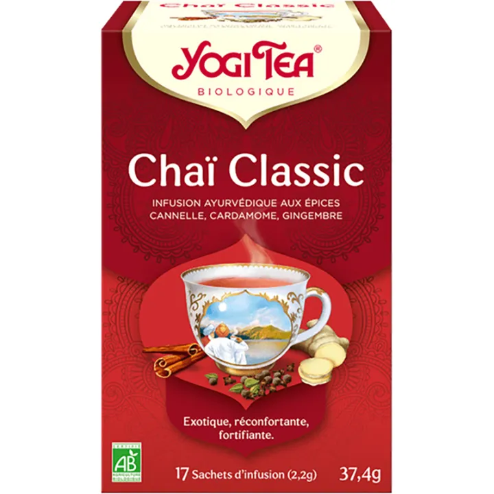 Yogi Tea Chaï Classic Infusion Bio 17 sachets