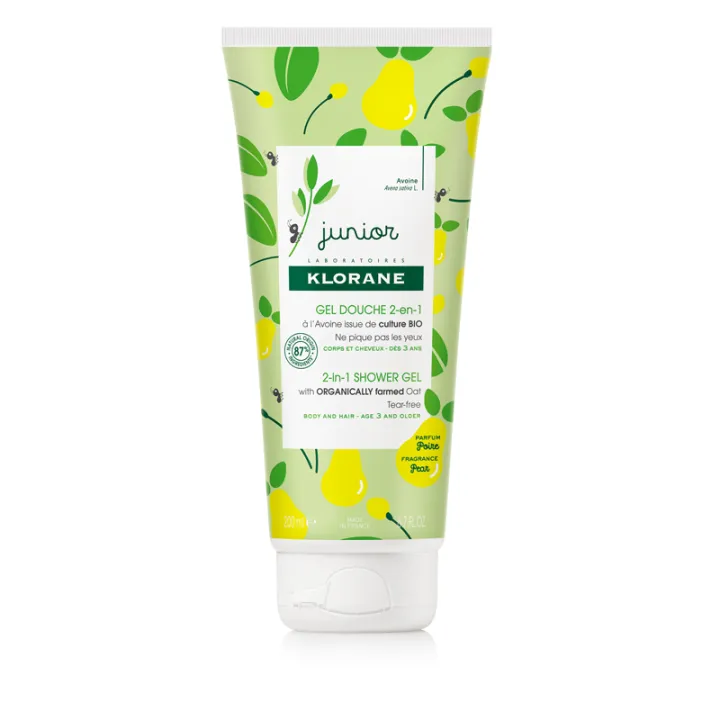 Klorane Junior Gel Douche cheveux et corps 200ml