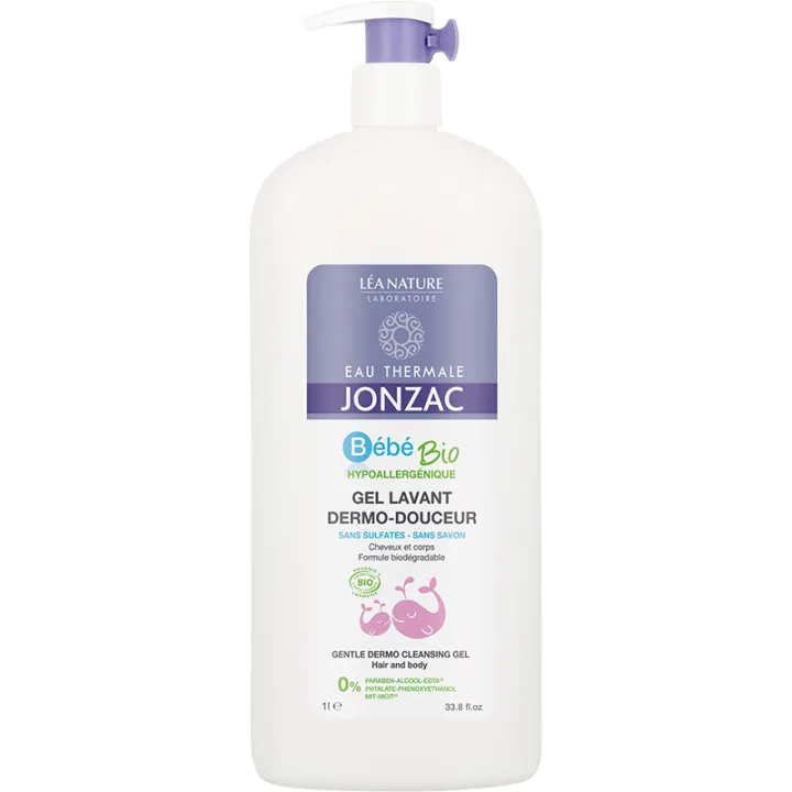 Eau Thermale Jonzac Bébé Bio Gel Lavant Dermo-Douceur 1 L