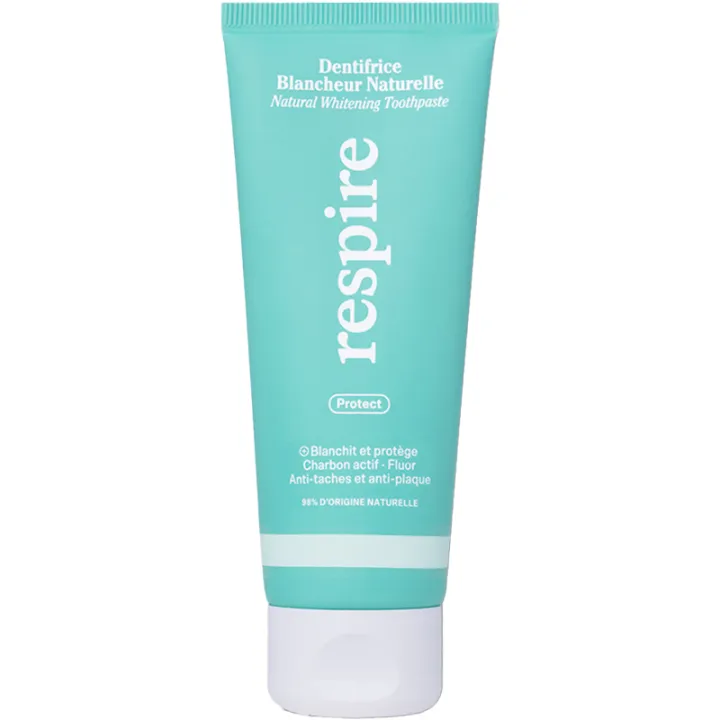 Respire Dentifrice Blancheur Naturelle Menthe Eucalyptus 75 ml