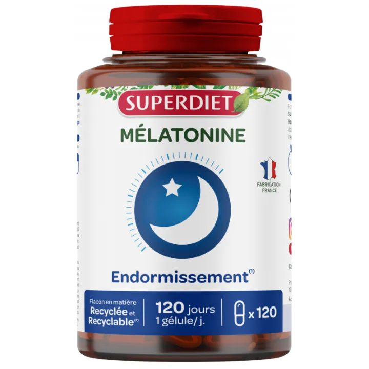 Superdiet Mélatonine 120 Gélules