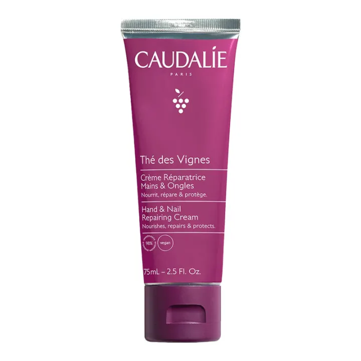 Caudalie Thé des Vignes Crème Réparatrice Main et Ongles 75 ml