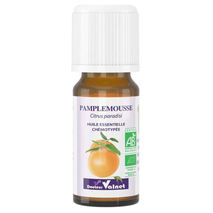 Huile Essentielle Bio Pamplemousse Dr Valnet 10 ml