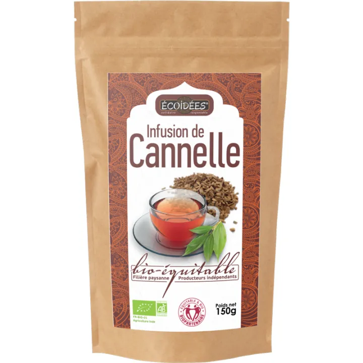 Infusion de cannelle de Ceylan Bio 150 g Ecoidées