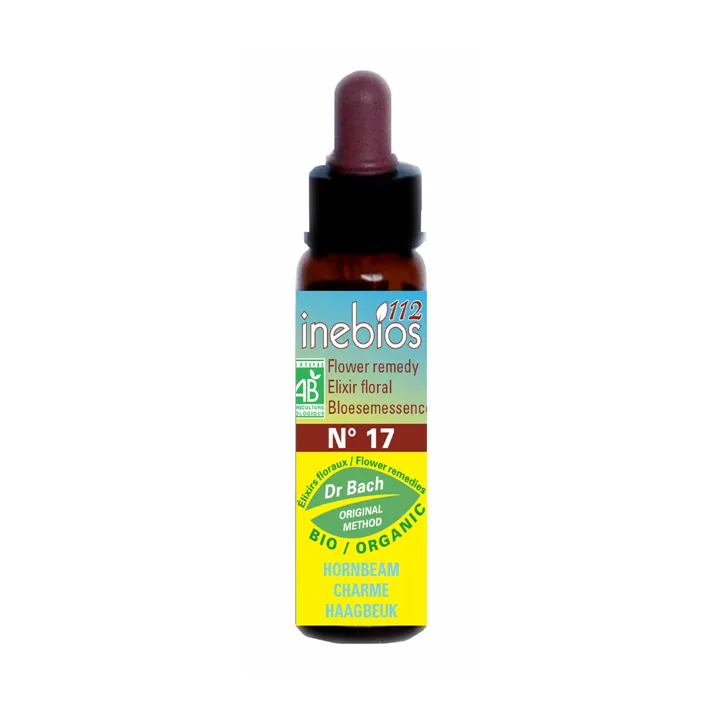 Fleurs de Bach Charme Inebios HORNBEAM 10ml N°17