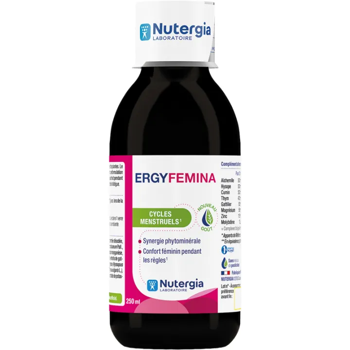 Nutergia Ergyfemina – Équilibre du cycle féminin – 250 ml