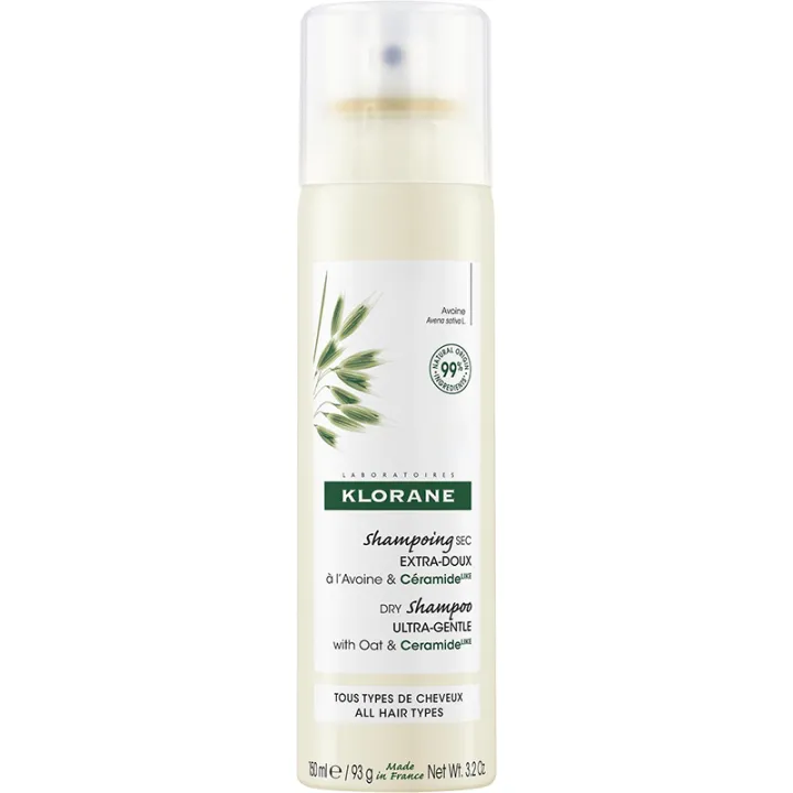 Klorane Extra-Doux Shampoing Sec Avoine & Céramide-like 150 ml