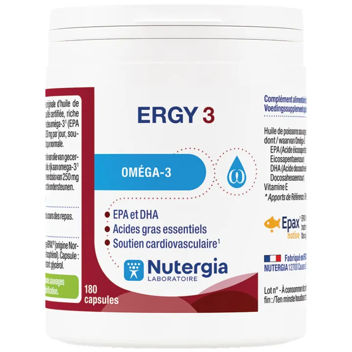  Ergy-3 Nutergia Omega-3 60 capsules