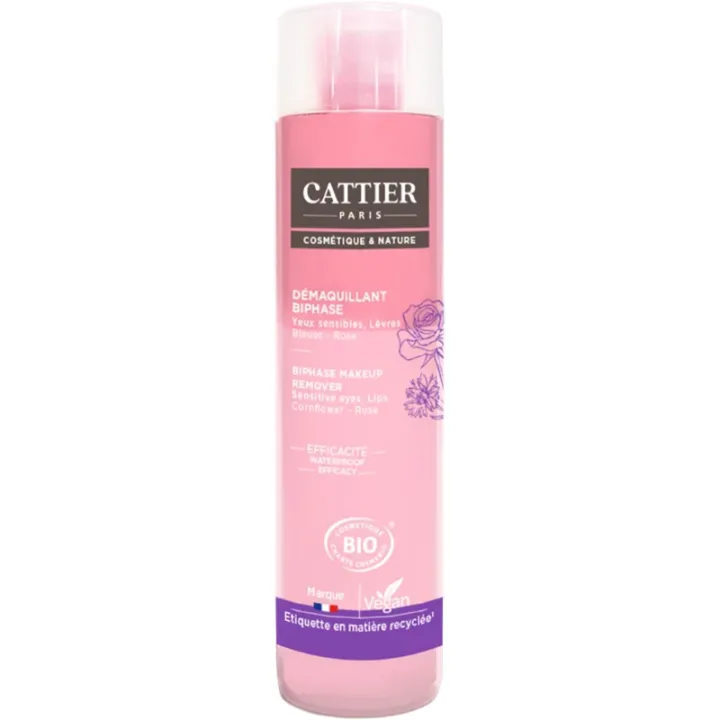 Cattier Démaquillant Biphasé Yeux et Lèvres 150 ml