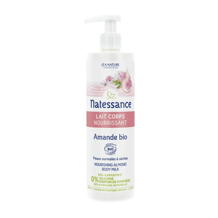 Natessance Bio Lait Corps Nourrissant Amande 400ml