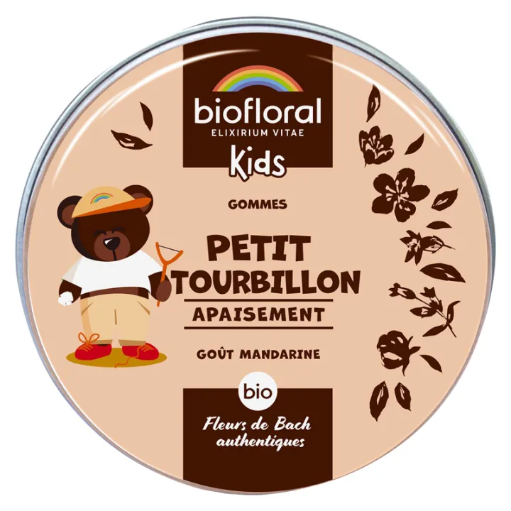 Gommes Fleurs de Bach enfant Petit Tourbillon bio 45 g – Biofloral