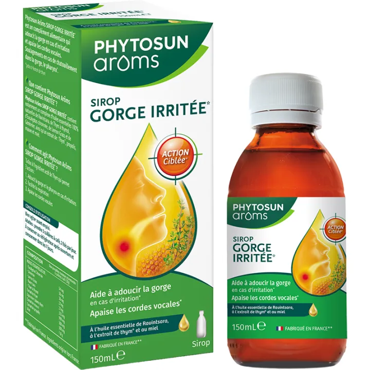 Sirop Gorge irritée Action ciblée – Phytosun Arôms