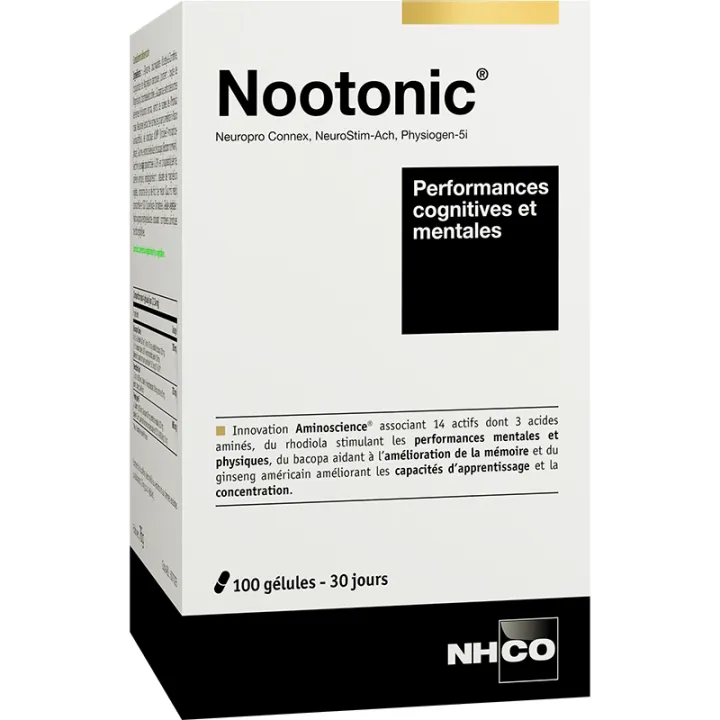 NHCO Nootonic Performances Cognitives 100 gélules