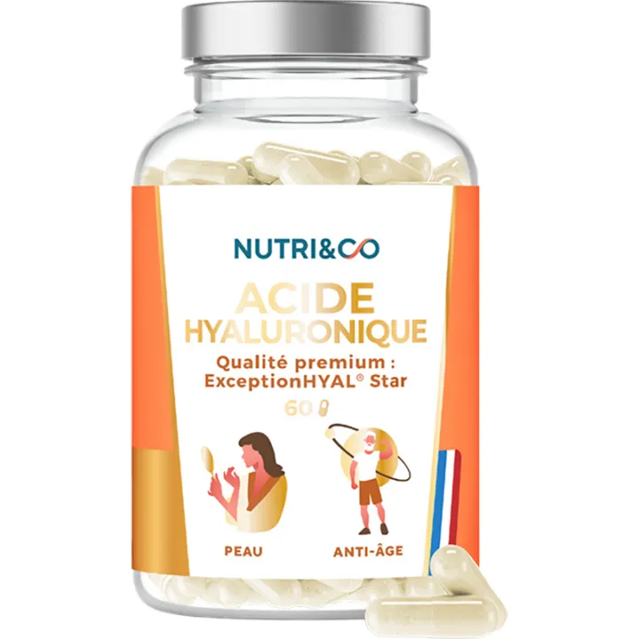 Nutri&Co Acide Hyaluronique 60 Gélules